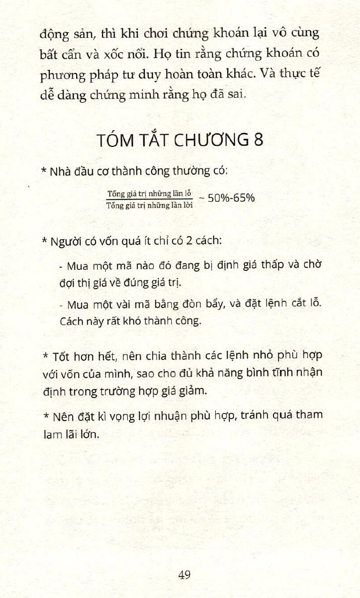 Tóm tắt chương 8 của "Lý thuyết Dow"