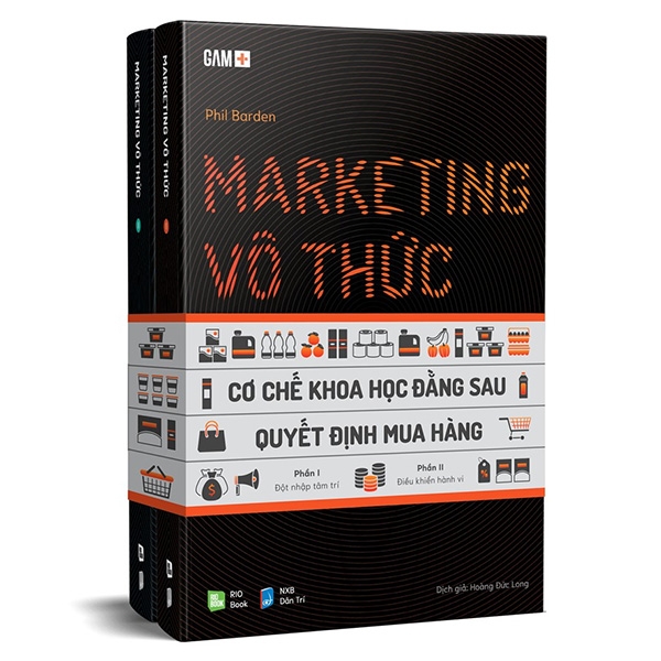 "Marketing Vô Thức" là bộ sách gồm 2 cuốn nói về cơ chế khoa học đằng sau quyết định mua hàng của Phil Barden 