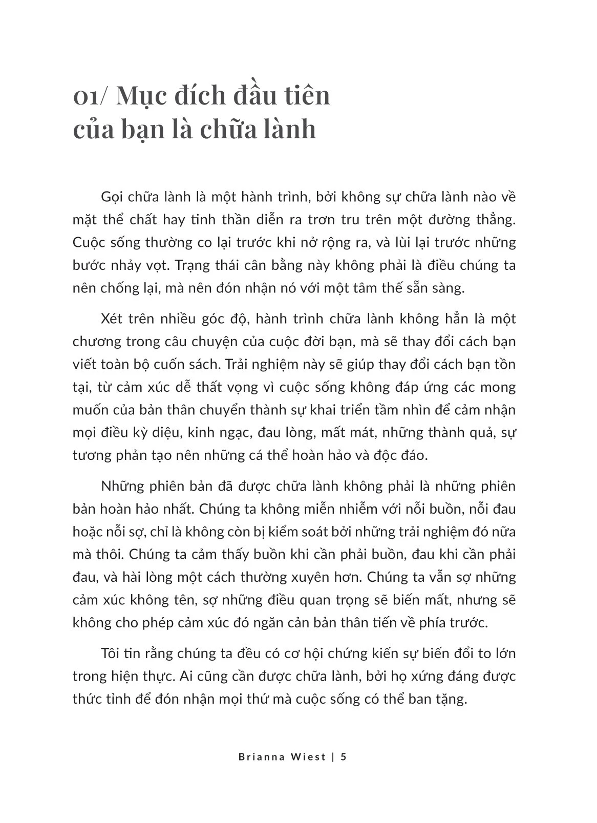 Trang đầu của cuốn sách